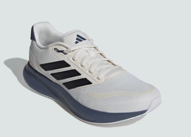 Adidas Runfalcon 5 [IE8815] Men Running Shoes Chalk White / Black / Preloved Ink Size 9-1/2 - Bellso