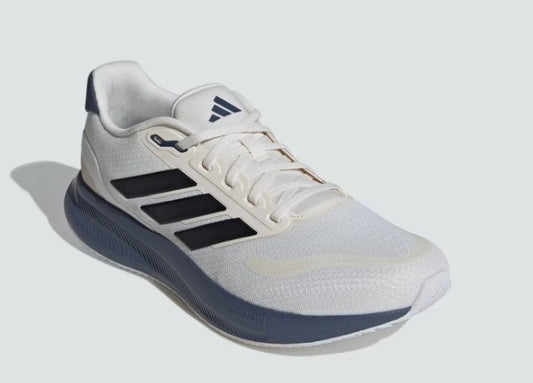 Adidas Runfalcon 5 [IE8815] Men Running Shoes Chalk White / Black / Preloved Ink Size 9-1/2 - Bellso