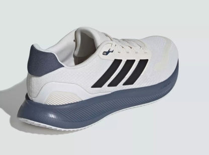 Adidas Runfalcon 5 [IE8815] Men Running Shoes Chalk White / Black / Preloved Ink Size 9-1/2 - Bellso