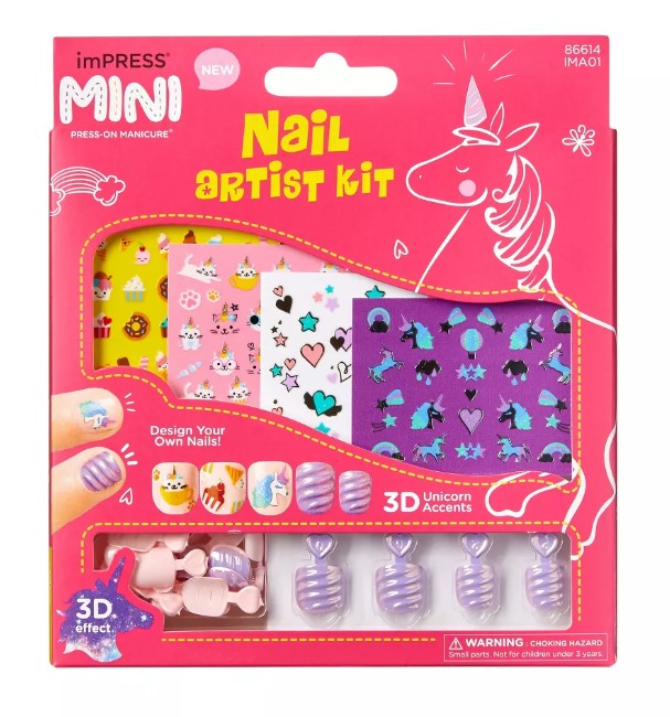 ImPRESS Press-on Manicure Mini Kids' Nail Artist Kit - 31ct - Bellso
