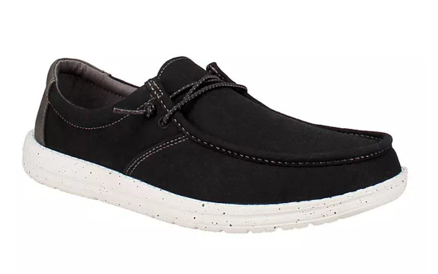Eddie Bauer Men's Canvas Lace Up Loafer Size 8 - Bellso