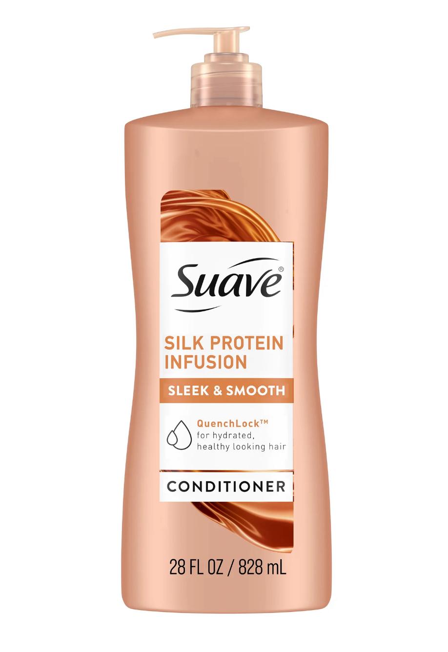 Suave Professionals Silk Protein Infusion Conditioner  Sleek & Smooth  28 Fl Oz - Bellso