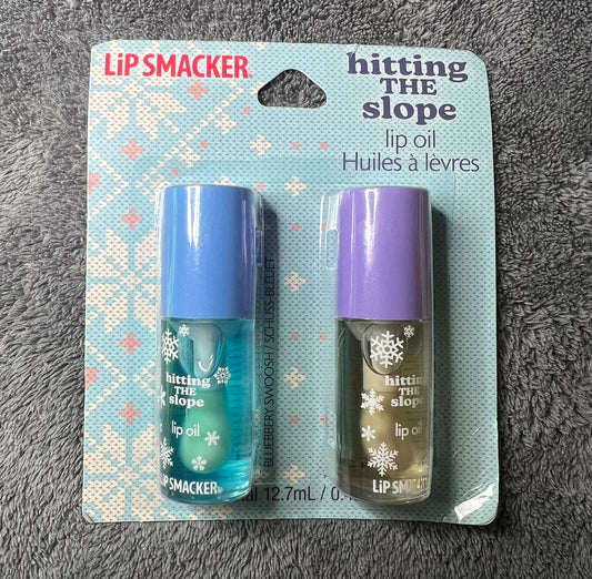 Lip Smacker Hitting the Slopes Lip Oil Duo - Berry & Grape - 2ct/0.5 Fl Oz