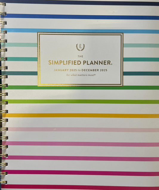 Simplified Planner January 2025 to December 2025 - Bellso