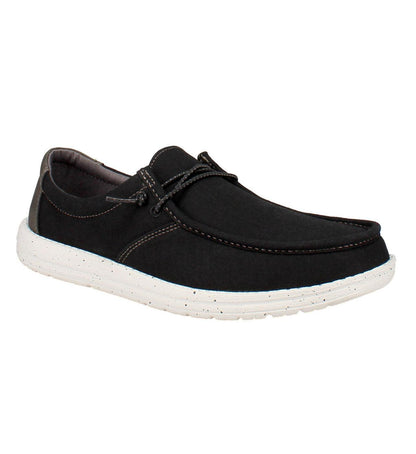 Eddie Bauer Men's Canvas Lace Up Loafer Size 8 - Bellso