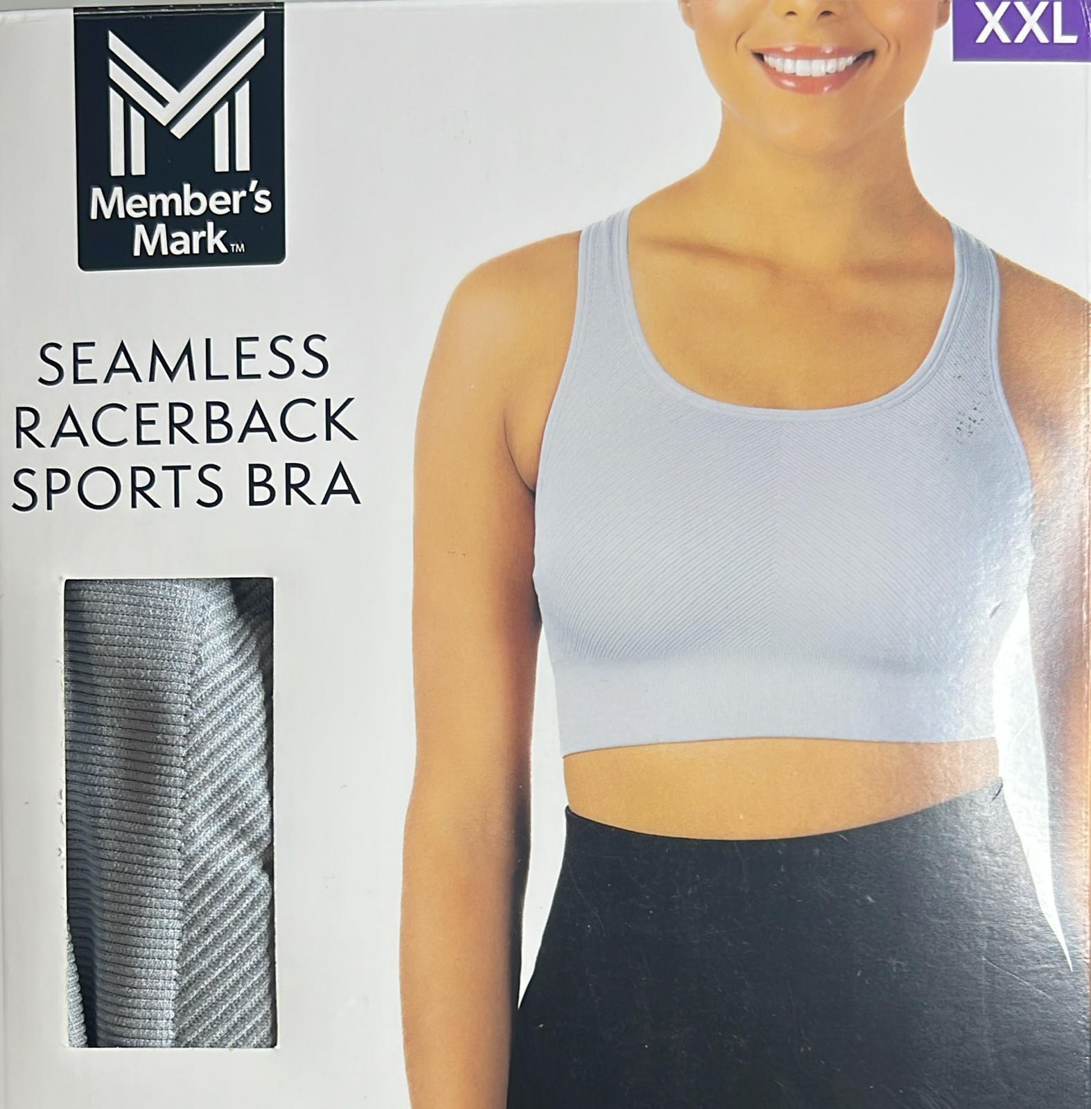 Member's Mark Women's Seamless Racerback Sports Bra L - Bellso