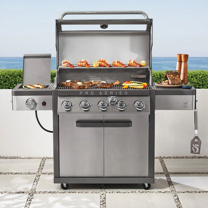 Members Mark Pro Series 5-Burner Gas Grill with Thermostatic Control - Bellso