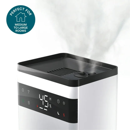 Homedics UHE-WMTF580 Premium Warm & Cool Mist Ultrasonic Humidifier, Topfill - - Bellso