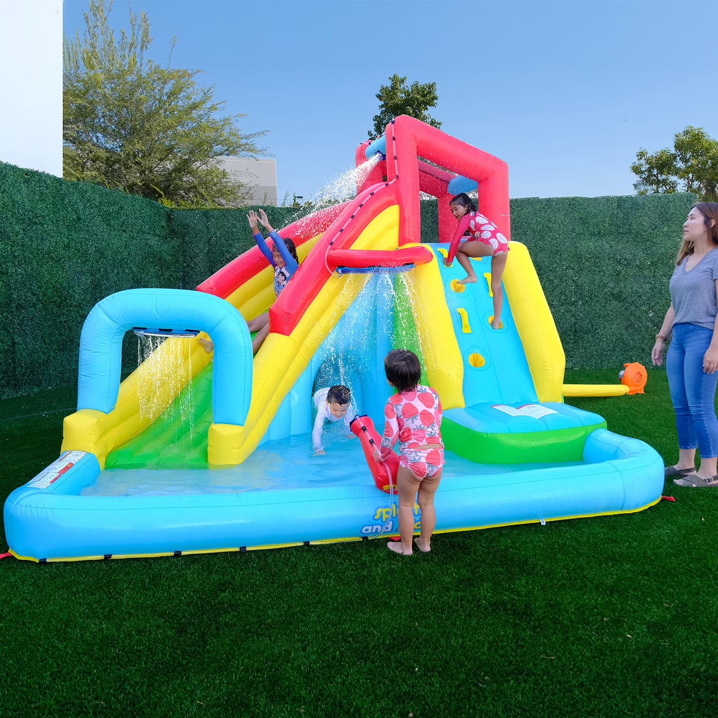 My 1st Water Slide Splash and Slide with Tunnel and Water Arch