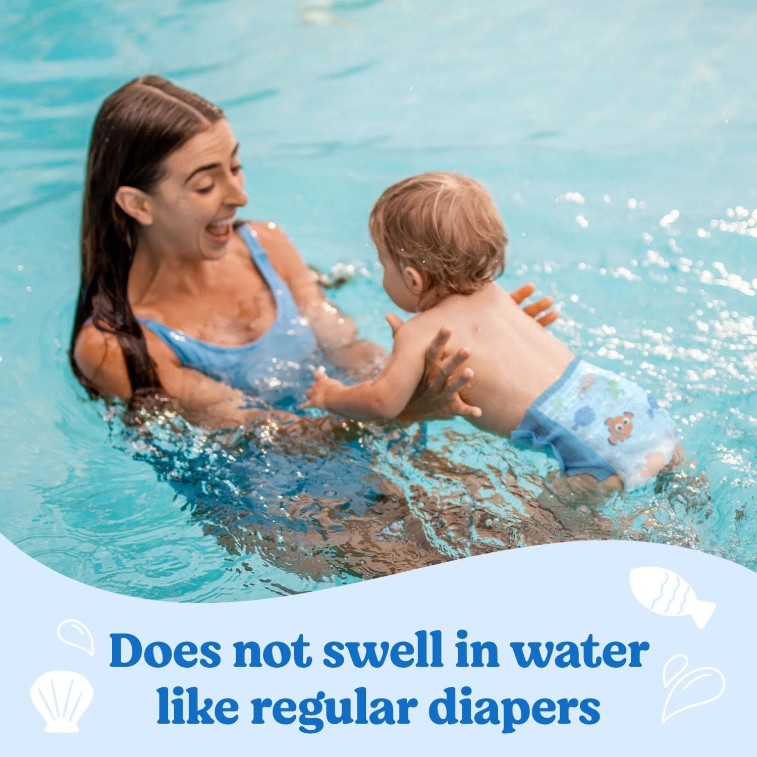 Huggies Little Swimmers Baby Swim Disposable Diapers - Size 4 - 18ct - Bellso