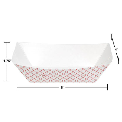 Members Mark Heavy Duty Paper Food Trays, 3lbs., 500ct. - Bellso