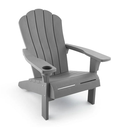 Keter Everest Adirondack Chair with Integrated Cupholder - Bellso