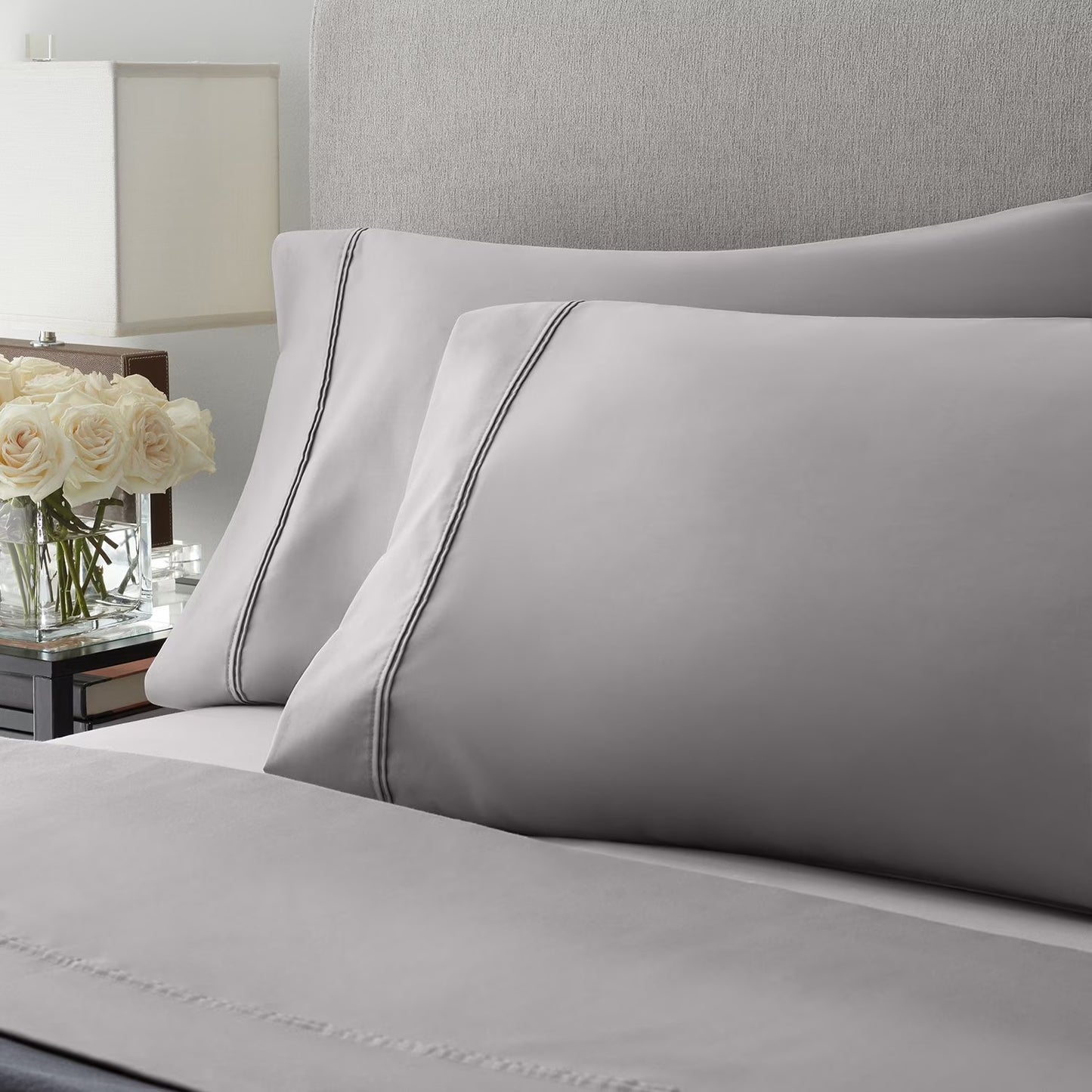 Member's Mark Hotel Egyptian Cotton 6-Piece Solid Sheet Set, 700 Thread Ct Queen