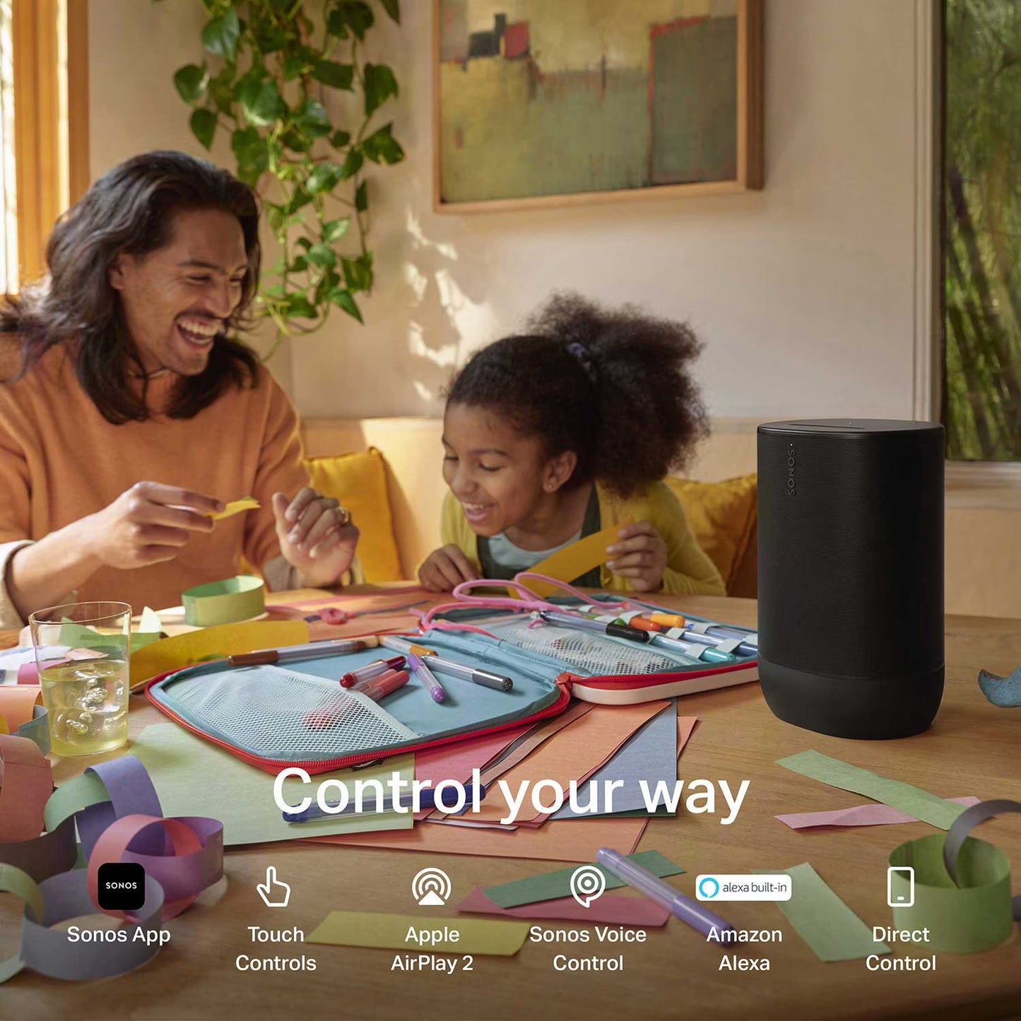 Sonos Move 2 Portable Wireless Smart Speaker Bundle - Bellso