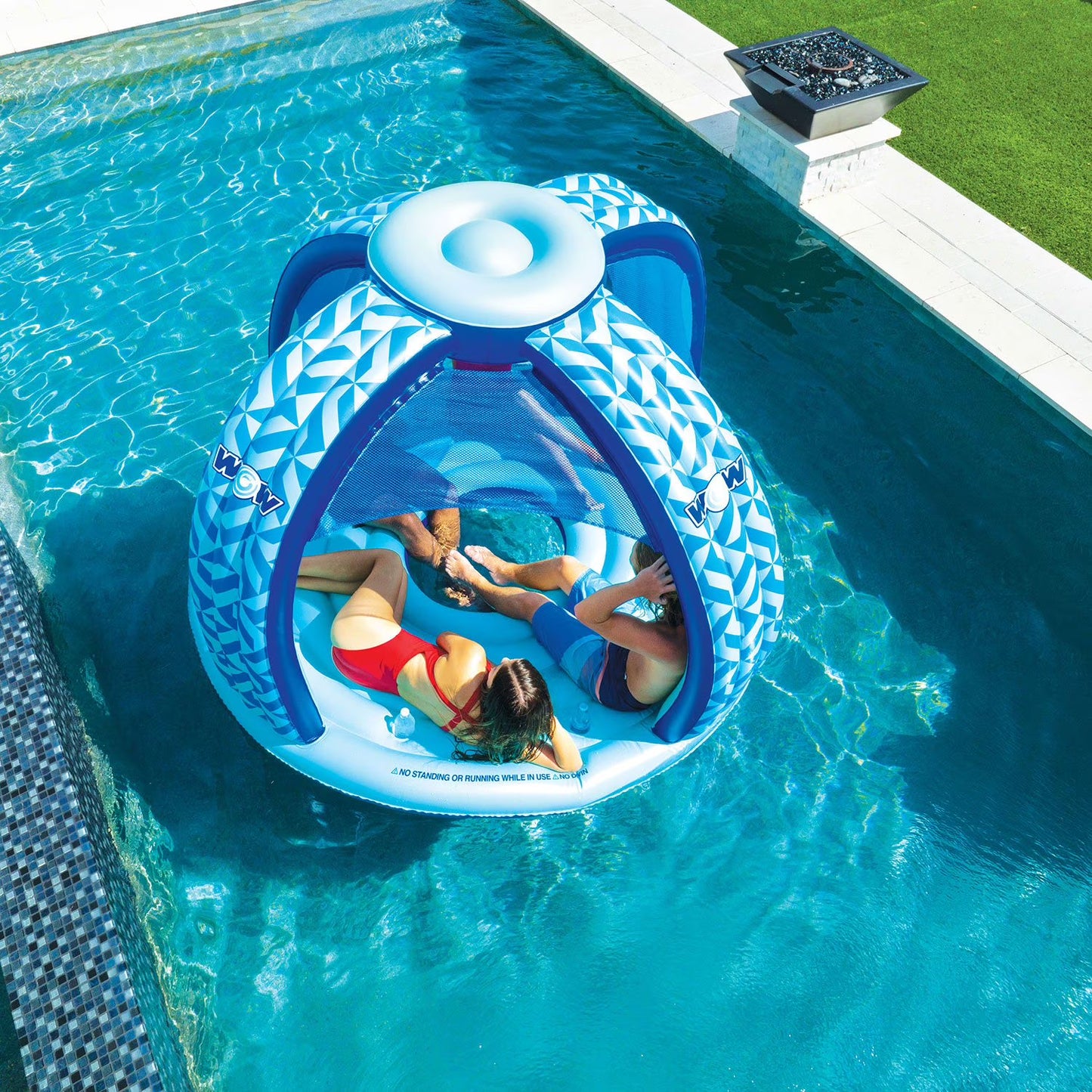 WOW Canopy Island Inflatable Pool Float