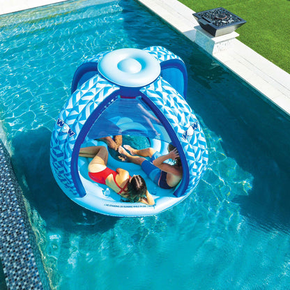 WOW Canopy Island Inflatable Pool Float