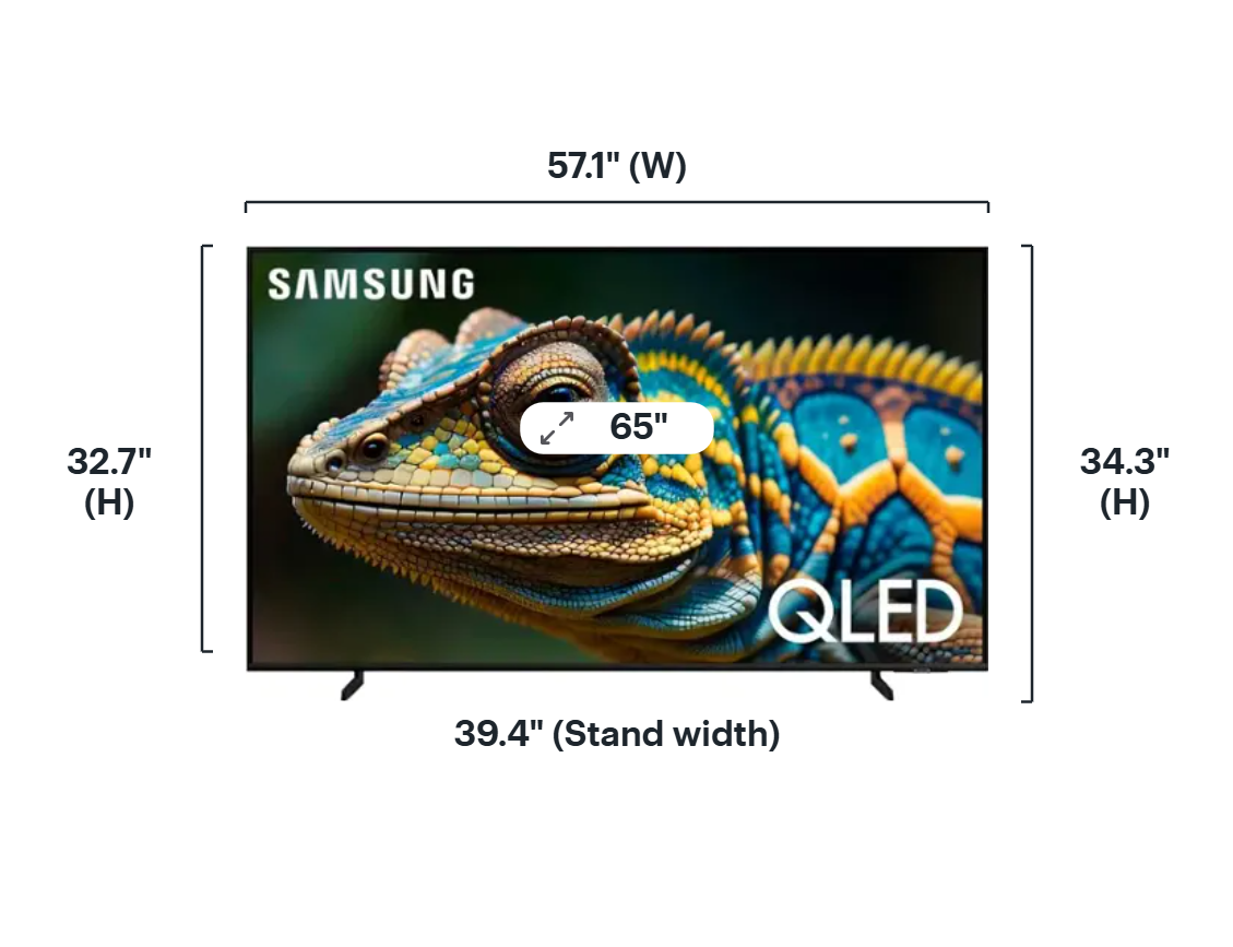 Samsung 65" Q60DD QLED 4K Smart TV with 5-Year Coverage - Bellso