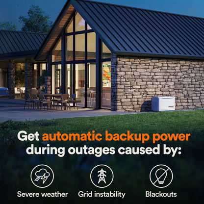 22,000 Watt Generac Guardian Series WiFi-Enabled , NG Standby Generator With 200A Automatic Transfer Switch - Bellso