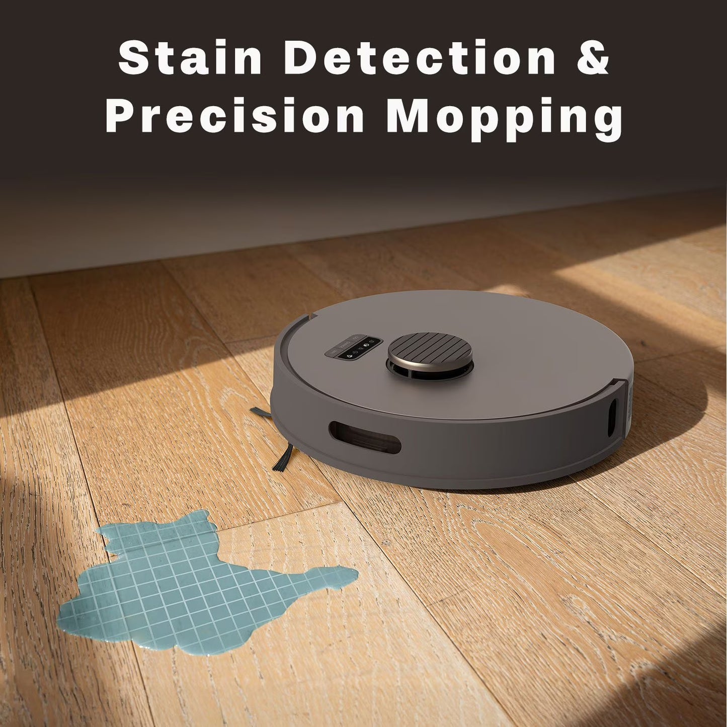 BObsweep Bio Robot Vacuum & Mop for Multi-Surface with Self-Emptying Dock, LiDAR Smart Mapping, Wi-Fi, 5000Pa - Riverstone