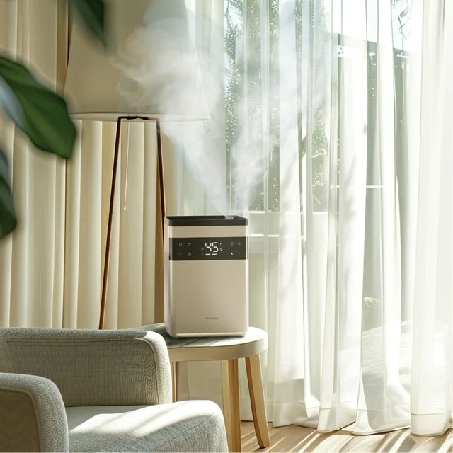 Homedics UHE-WMTF580 Premium Warm & Cool Mist Ultrasonic Humidifier, Topfill - - Bellso
