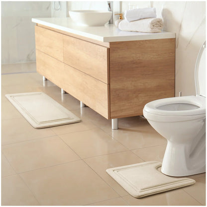 Member's Mark Quick-Dry Memory Foam Bath Mat Contour Set - Bellso
