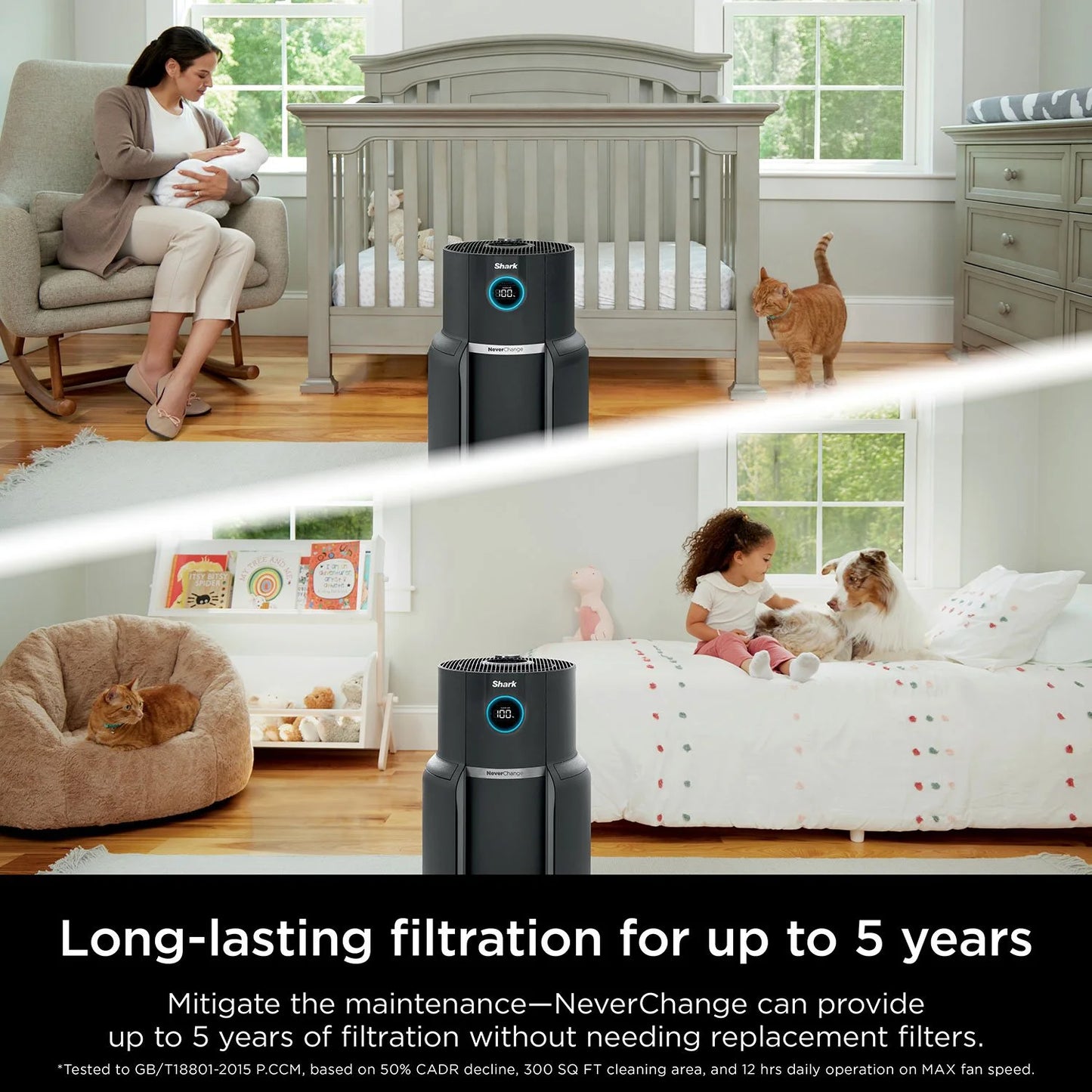 Shark NeverChange Air Purifier MAX + Remote & 2 Odor Neutralizer Cartridges - Bellso