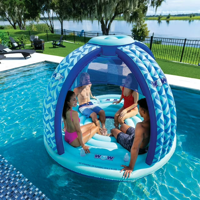 WOW Canopy Island Inflatable Pool Float