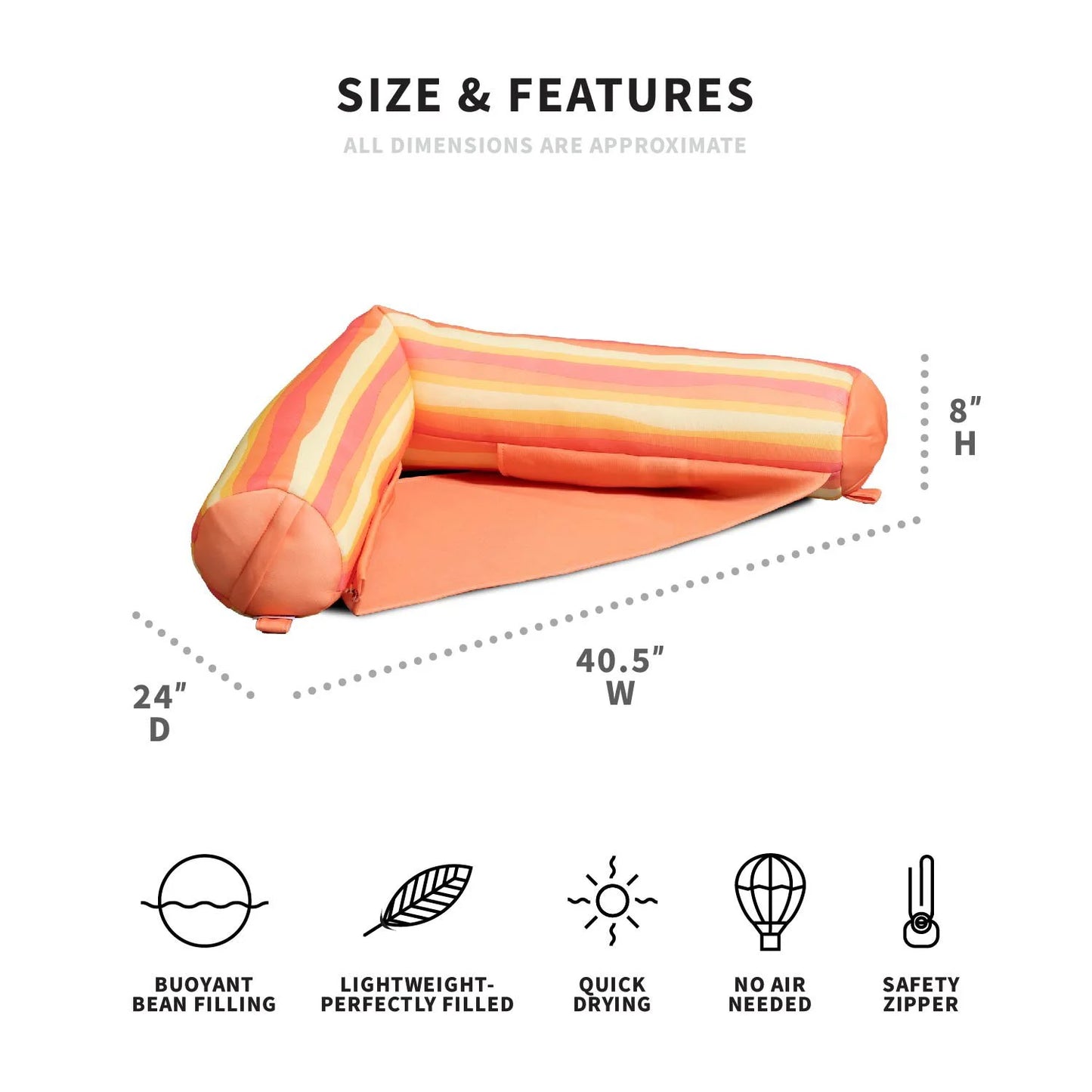 Big Joe Noodle Sling Pool Float - Bellso