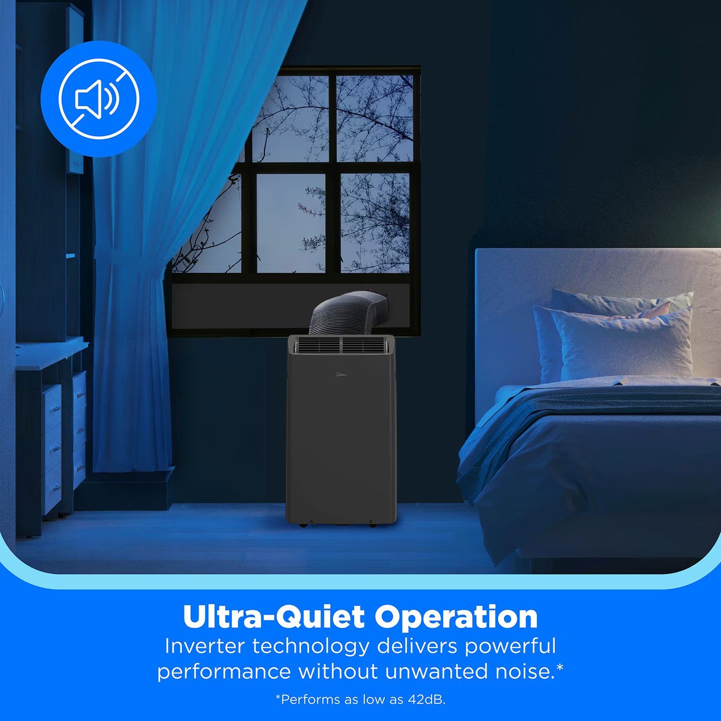 Midea Duo 10000 BTU DOE Portable Air Conditioner with Smart Inverter