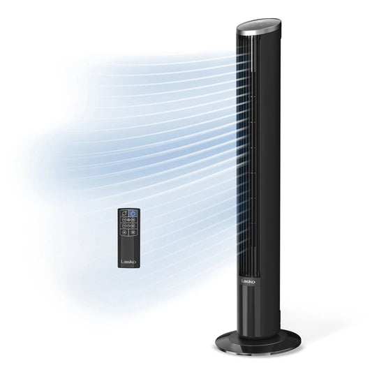 Lasko 42” Oscillating 12-Speed DC Tower Fan with Remote - Bellso