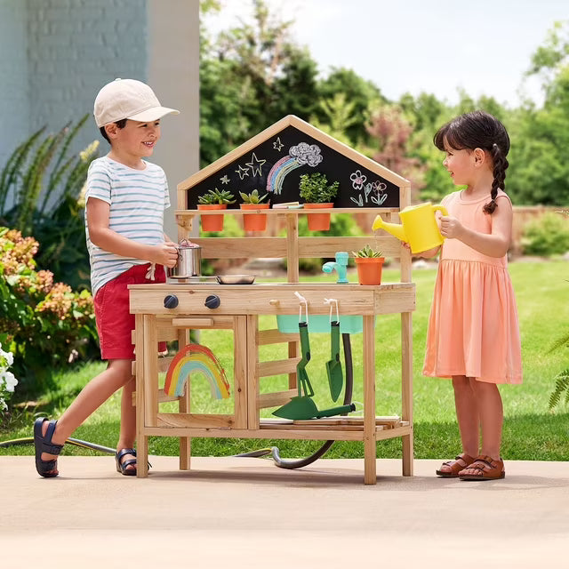 WOODEN MUD KITCHEN