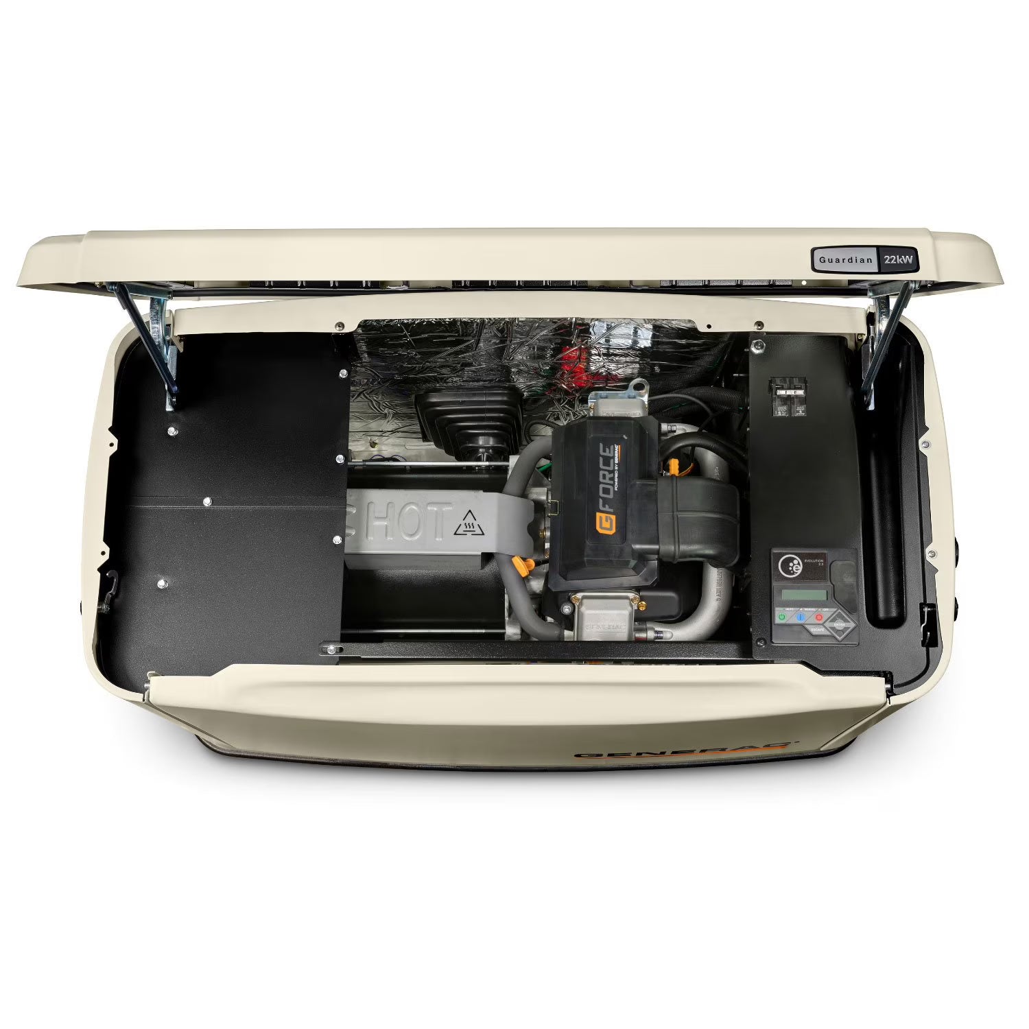 22,000 Watt Generac Guardian Series WiFi-Enabled , NG Standby Generator With 200A Automatic Transfer Switch - Bellso