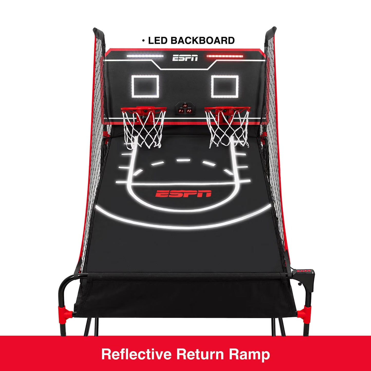 Espn Pro Competition LED Arcade Basketball With Electronic Scoring And Sounds