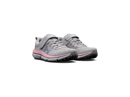 Under Armour Preschool Assert 10 AC Kids' Running Shoes, Girl's, Size: 3, Pink Sugar Iridescent - Bellso