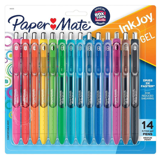 Paper Mate InkJoy Gel Pens Point Colors 14 Count - Bellso