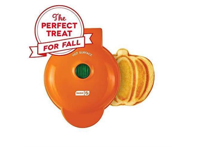 Dash Mini Pumpkin Shape Waffle Maker Orange - Bellso