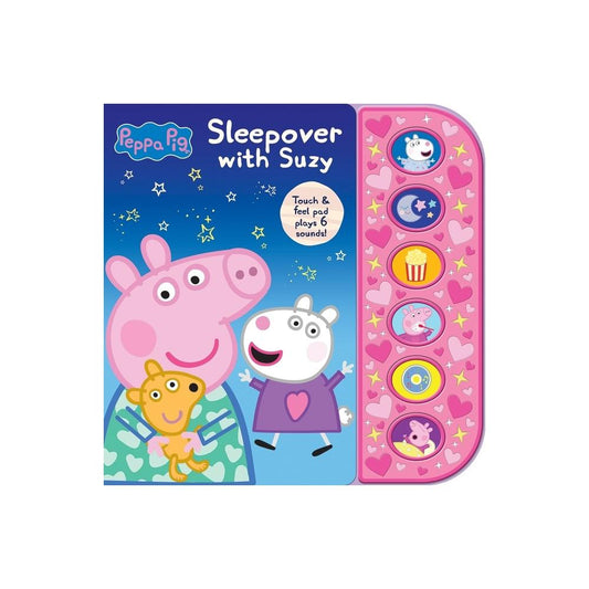 Peppa Pig - Sleepover with Suzy Sound Book by PI Kids - Bellso