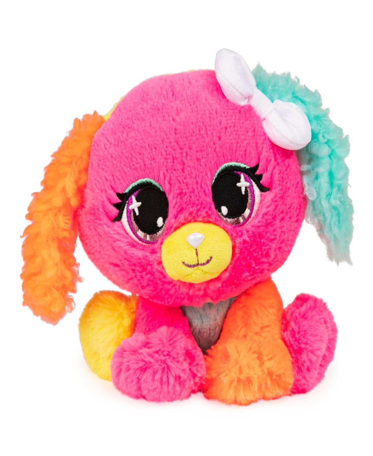 Gund P.Lushes Designer Fashion Pets Cyndi Pupowski Dog Premium Stuffed Animal Soft Plush, Pink and Orange - Bellso