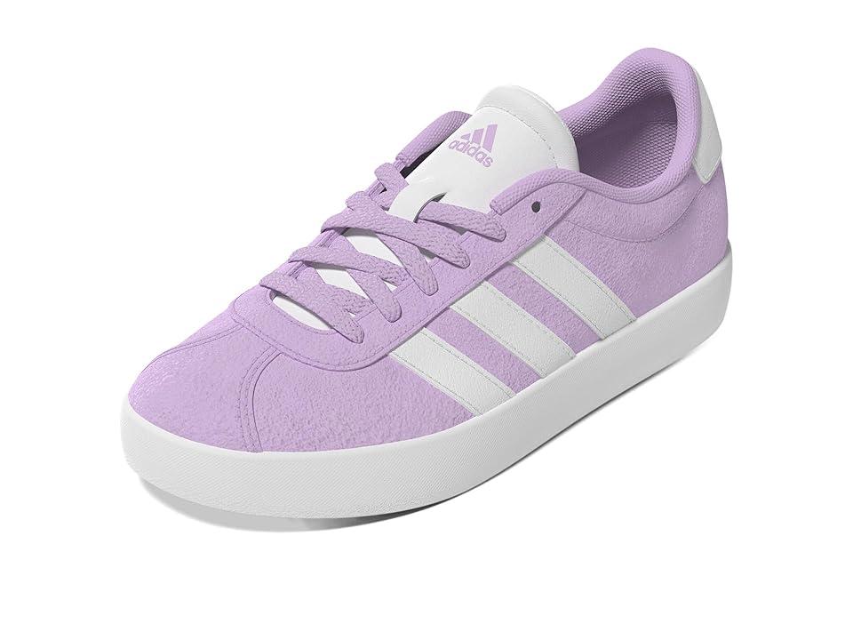 adidas VL Court 3.0 Kids' Shoes, Girl's, Size: 7, Bliss Purple Gray - Bellso