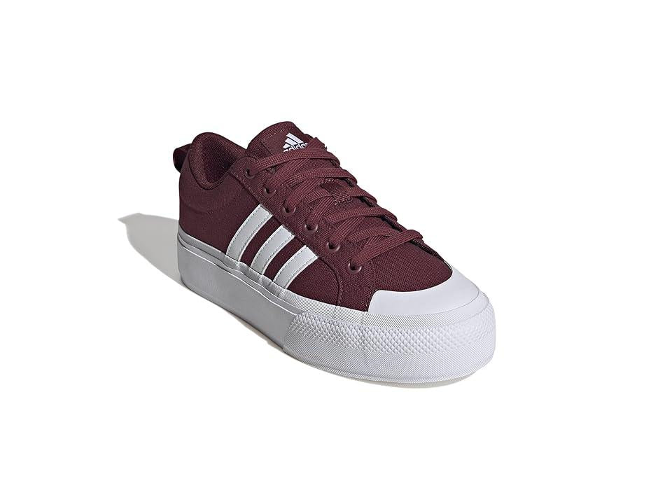 Women's adidas Bravada 2.0 Platform Lifestyle Shoes, Size: 7.5, Red - Bellso