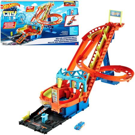 Hot Wheels Roller Coaster Rally Playset - Bellso