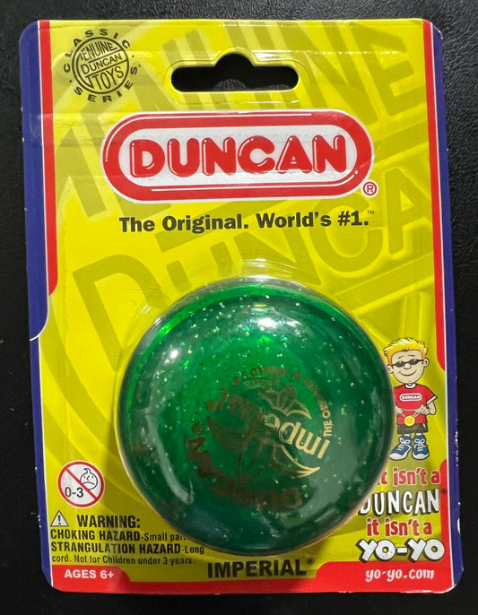 DUNCAN Imperial Yo YoRed Transparent Glitter 3124IM Genuine Original Yo-yo - Bellso