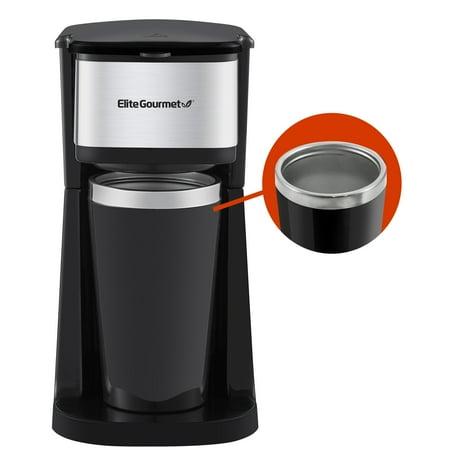 Elite EHC114 Black Personal Single Serve Coffee Maker - Bellso