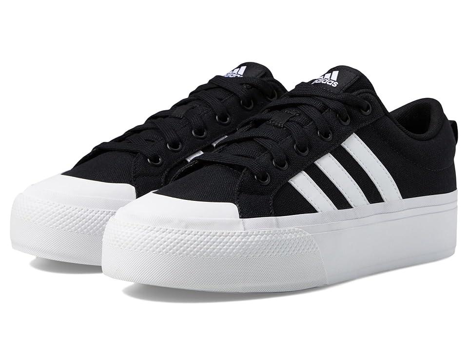Women's adidas Bravada 2.0 Platform Lifestyle Shoes, Size: 7.5, Black White - Bellso