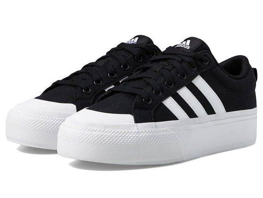 Women's adidas Bravada 2.0 Platform Lifestyle Shoes, Size: 7.5, Black White - Bellso