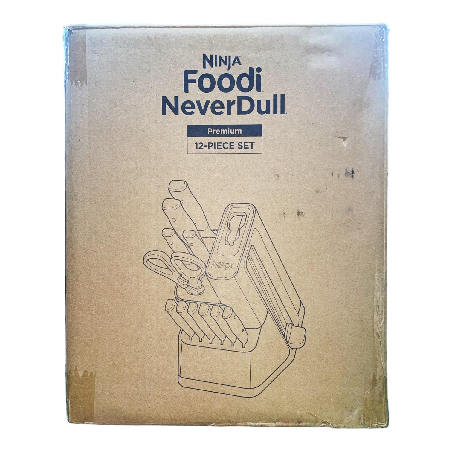 Ninja Foodi NeverDull Premium 12 Pc. German Stainless Steel Knife System  White - Bellso