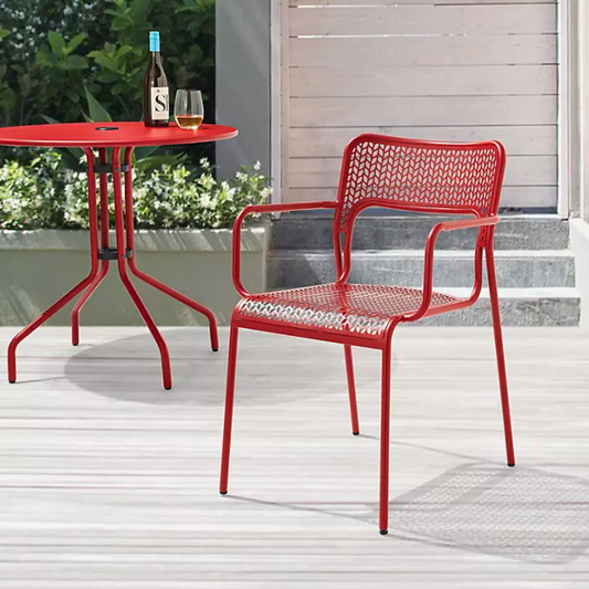 Member's Mark Café Collection Steel Chair, Set of 2 - Bellso