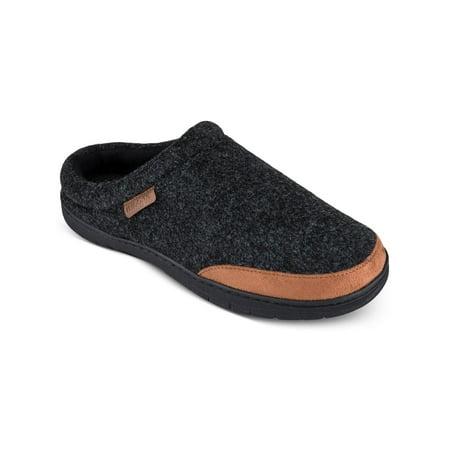 Haggar Men's Microsuede Trim Bumper Felt Clogs Size XL 11-12 - Bellso