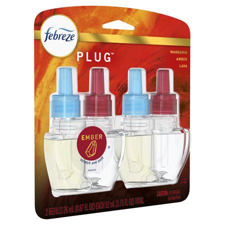 Febreze Origins Fade Defy Plug Air Freshener & Odor Fighter - Ember - Bellso