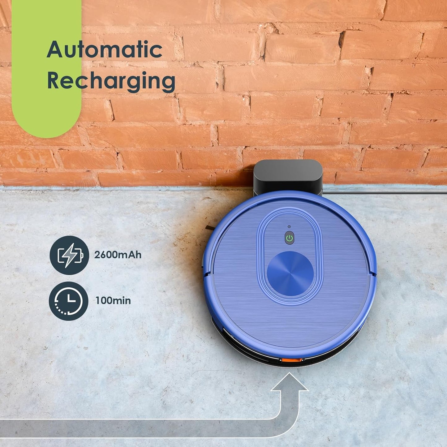 Robot Vacuum, 3 in 1 Robotic Vacuum and Mop Combo with Schedule, Mopping Robot Vacuum Cleaner - Bellso